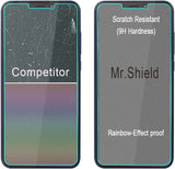 Mr.Shield [3er-Pack] Entwickelt für BLU View 3 (B140DL) [Gehärtetes Glas] [Japanisches Glas mit 9H-Härte] Displayschutzfolie mit lebenslangem Ersatz