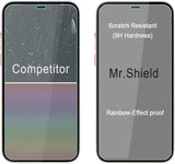 Mr.Shield Screen Protector Compatible with iPhone 12 Pro Max [6.7" Inch Display, 2020] [3 PACK] [Full Cover Screen Version] Tempered Glass Screen Protector