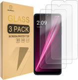 Mr.Shield [3-Pack] Designed For T-MOBILE REVVL 6 5G / REVVL 6x 5G [Upgrade Maximum Cover Screen Version] [Tempered Glass] [Japan Glass with 9H Hardness] with Lifetime Replacement