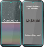 Mr.Shield [3-Pack] Designed For BLU View Speed 5G [Tempered Glass] [Japan Glass with 9H Hardness] Screen Protector with Lifetime Replacement