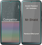 Mr.Shield [3er-Pack] Entwickelt für BLU View Speed ​​5G [Gehärtetes Glas] [Japanisches Glas mit 9H-Härte] Displayschutzfolie mit lebenslangem Ersatz