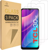 Mr.Shield [3-Pack] Designed For TCL 30 SE [Tempered Glass] [Japan Glass with 9H Hardness] Screen Protector with Lifetime Replacement