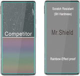 Mr.Shield [3er-Pack] Entwickelt für Google Pixel 6a 5G [Upgrade der maximal deckenden Bildschirmversion] [Gehärtetes Glas] [Japanisches Glas mit 9H-Härte] Displayschutzfolie mit lebenslangem Ersatz