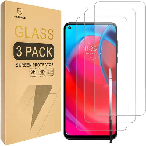 Mr.Shield [3-Pack] Designed For Motorola Moto G Stylus 5G (2021) [Not Fit for 2020/2022 Version] [Tempered Glass] [Japan Glass with 9H Hardness] Screen Protector with Lifetime Replacement