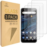 [3-Pack]-Mr.Shield Designed For ZTE Blade X1 5G [Tempered Glass] [Japan Glass with 9H Hardness] Screen Protector with Lifetime Replacement