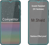 Mr.Shield [3er-Pack] Entwickelt für Tecno Pop 6 Pro [Gehärtetes Glas] [Japanisches Glas mit 9H-Härte] Displayschutzfolie mit lebenslangem Ersatz
