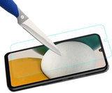 Mr.Shield [3er-Pack] Entwickelt für Samsung Galaxy A34 5G [Gehärtetes Glas] [Japanisches Glas mit 9H-Härte] Displayschutzfolie mit lebenslangem Ersatz