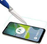 Mr.Shield [3er-Pack] Entwickelt für Motorola Moto E13 4G LTE [Gehärtetes Glas] [Japanisches Glas mit 9H-Härte] Displayschutzfolie mit lebenslangem Ersatz