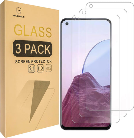Mr.Shield [3er-Pack] Entwickelt für OnePlus Nord N20 5G [Gehärtetes Glas] [Japanisches Glas mit 9H-Härte] Displayschutzfolie mit lebenslangem Ersatz