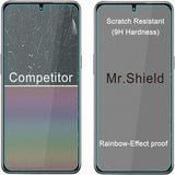 Mr.Shield [3er-Pack] Entwickelt für OnePlus 10T 5G [Gehärtetes Glas] [Japanisches Glas mit 9H-Härte] Displayschutzfolie mit lebenslangem Ersatz